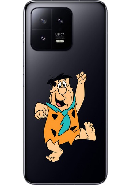 Xiaomi Mi 13 Pro Uyumlu Şeffaf Kılıf Cartoon 3 Tasarımlı