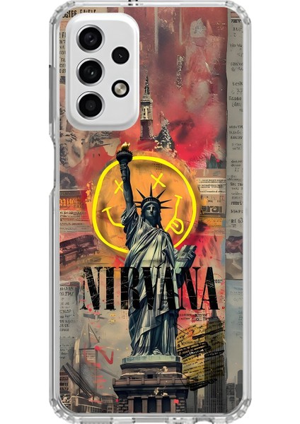 Samsung Galaxy A33 Uyumlu Şeffaf Kılıf Aesthetic 3 Tasarımlı