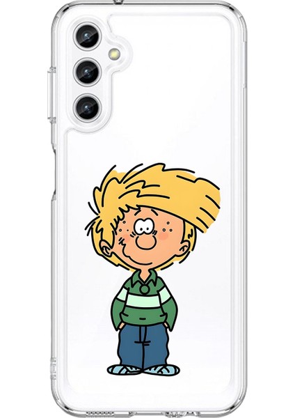Samsung Galaxy A25 Uyumlu Şeffaf Kılıf Cartoon 2 Tasarımlı