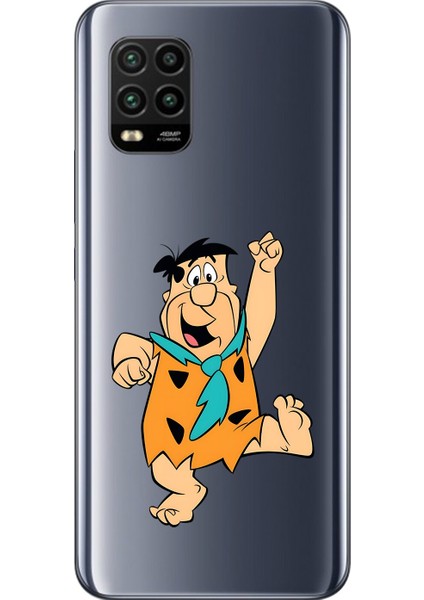 Xiaomi Mi 10 Lite Uyumlu Şeffaf Kılıf Cartoon 3 Tasarımlı
