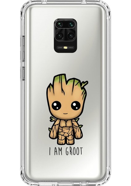 Xiaomi Redmi Note 9 Pro Uyumlu Şeffaf Kılıf Chibi 1 Tasarımlı