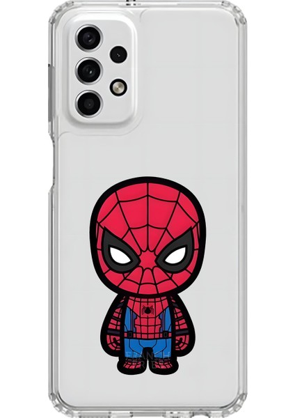 Samsung Galaxy A33 Uyumlu Şeffaf Kılıf Chibi 7 Tasarımlı