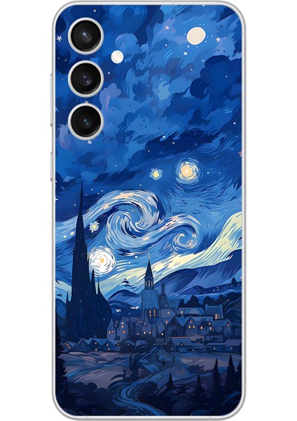 Samsung Galaxy S23 Fe Uyumlu Şeffaf Kılıf Aesthetic 8 Tasarımlı