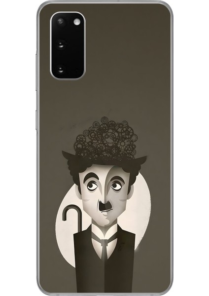 Samsung Galaxy S20 Uyumlu Şeffaf Kılıf Aesthetic 1 Tasarımlı