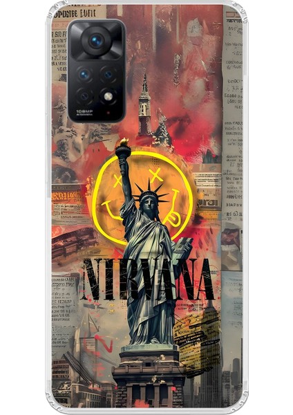 Xiaomi Redmi Note 11 Pro Uyumlu Şeffaf Kılıf Aesthetic 3 Tasarımlı