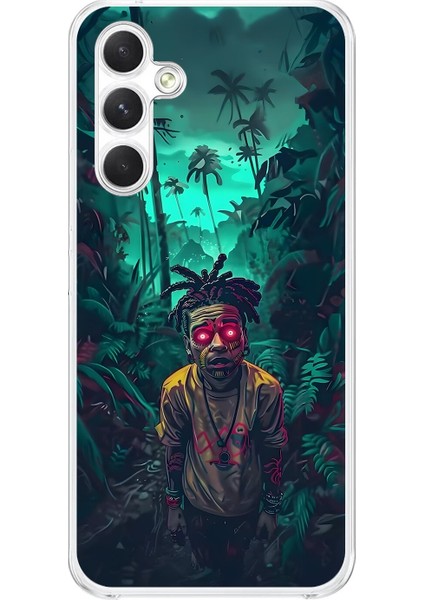 Samsung Galaxy A34 Uyumlu Şeffaf Kılıf Aesthetic 7 Tasarımlı
