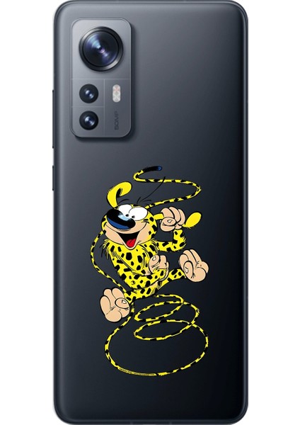 Xiaomi Mi 12 Pro Uyumlu Şeffaf Kılıf Cartoon 9 Tasarımlı