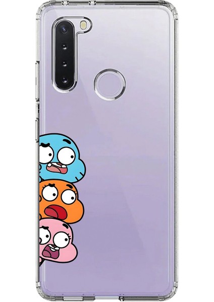 Samsung Galaxy A21 Uyumlu Şeffaf Kılıf Cartoon 6 Tasarımlı