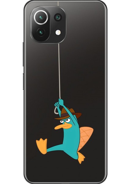 Xiaomi Mi 11 Lite Uyumlu Şeffaf Kılıf Cartoon 11 Tasarımlı