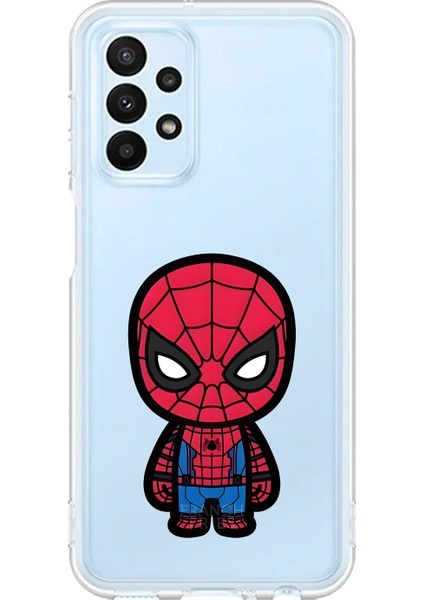 Samsung Galaxy A23 Uyumlu Şeffaf Kılıf Chibi 7 Tasarımlı