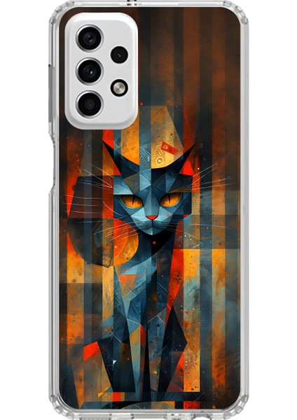 Samsung Galaxy A33 Uyumlu Şeffaf Kılıf Aesthetic 2 Tasarımlı