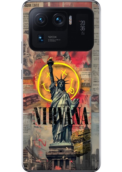 Xiaomi Mi 11 Pro Uyumlu Şeffaf Kılıf Aesthetic 3 Tasarımlı