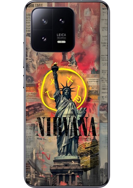 Xiaomi Mi 13 Pro Uyumlu Şeffaf Kılıf Aesthetic 3 Tasarımlı
