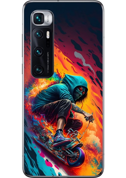 Xiaomi Mi 10 Pro Uyumlu Şeffaf Kılıf Aesthetic 5 Tasarımlı