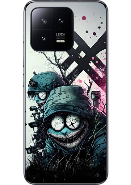 Xiaomi Mi 13 Pro Uyumlu Şeffaf Kılıf Aesthetic 6 Tasarımlı