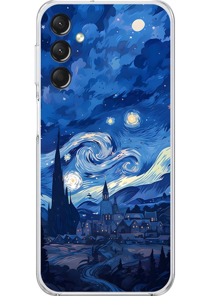 Samsung Galaxy A14 Uyumlu Şeffaf Kılıf Aesthetic 8 Tasarımlı