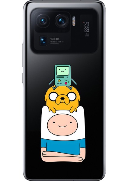 Xiaomi Mi 11 Pro Uyumlu Şeffaf Kılıf Cartoon 1 Tasarımlı