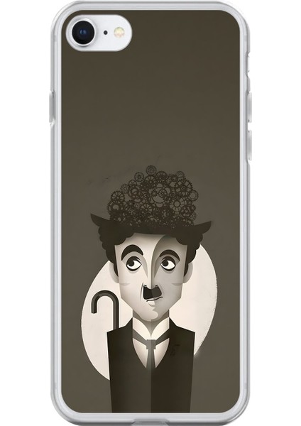 iPhone 6s Uyumlu Şeffaf Kılıf Aesthetic 1 Tasarımlı