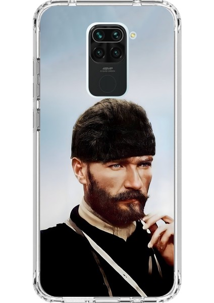 Xiaomi Redmi Note 9 Uyumlu Şeffaf Kılıf Atatürk 2 Tasarımlı