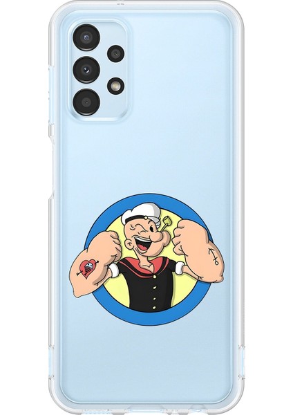 Samsung Galaxy A13 Uyumlu Şeffaf Kılıf Cartoon 12 Tasarımlı