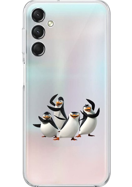 Samsung Galaxy A14 Uyumlu Şeffaf Kılıf Cartoon 8 Tasarımlı