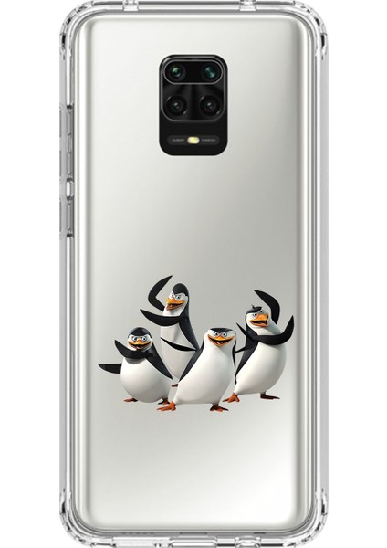 Xiaomi Redmi Note 9 Pro Uyumlu Şeffaf Kılıf Cartoon 8 Tasarımlı