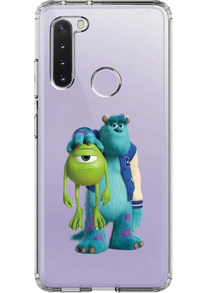 Samsung Galaxy A21 Uyumlu Şeffaf Kılıf Cartoon 15 Tasarımlı