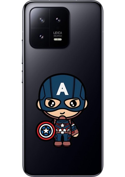 Xiaomi Mi 13 Pro Uyumlu Şeffaf Kılıf Chibi 4 Tasarımlı
