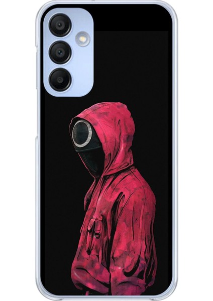 Samsung Galaxy A15 Uyumlu Şeffaf Kılıf Squid Game Tasarımlı