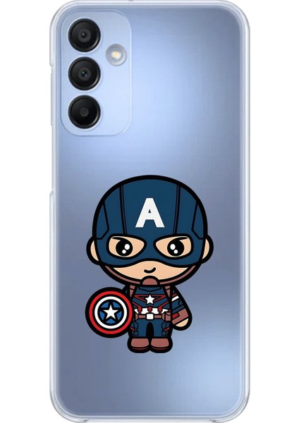Samsung Galaxy A15 Uyumlu Şeffaf Kılıf Chibi 4 Tasarımlı
