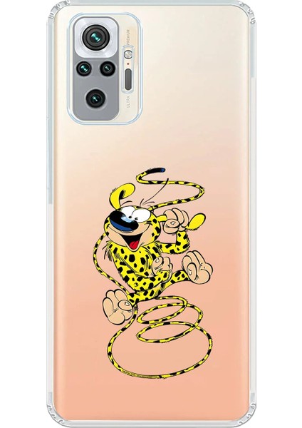 Xiaomi Redmi Note 10 Pro Uyumlu Şeffaf Kılıf Cartoon 9 Tasarımlı
