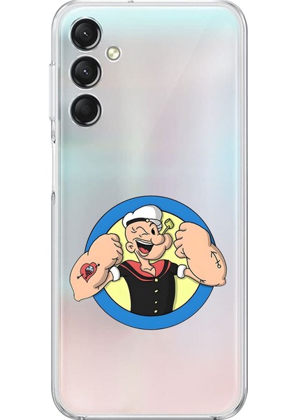 Samsung Galaxy A14 Uyumlu Şeffaf Kılıf Cartoon 12 Tasarımlı
