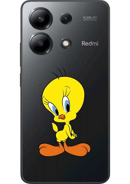 Xiaomi Redmi Note 13 Uyumlu Şeffaf Kılıf Cartoon 17 Tasarımlı