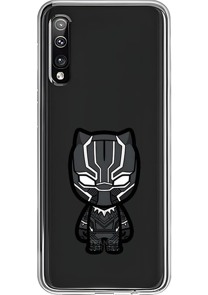 Samsung Galaxy A50 Uyumlu Şeffaf Kılıf Chibi 6 Tasarımlı