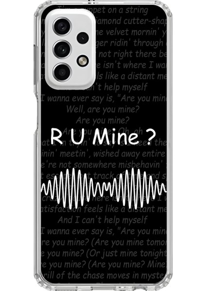 Samsung Galaxy A33 Uyumlu Şeffaf Kılıf R U Mine Tasarımlı