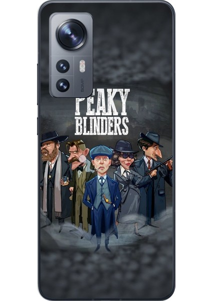 Xiaomi Mi 12 Pro Uyumlu Şeffaf Kılıf Peaky Blinders Tasarımlı