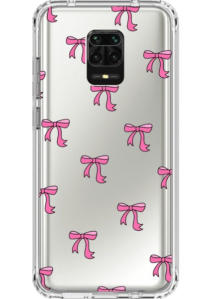 Xiaomi Redmi Note 9 Pro Uyumlu Şeffaf Kılıf Kurdele 3 Tasarımlı