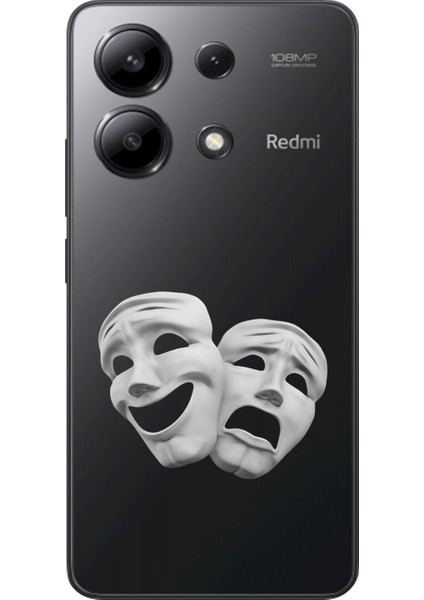 Xiaomi Redmi Note 13 Uyumlu Şeffaf Kılıf Estetik Yüz 7 Tasarımlı