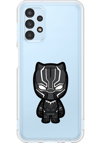 Samsung Galaxy A13 Uyumlu Şeffaf Kılıf Chibi 6 Tasarımlı