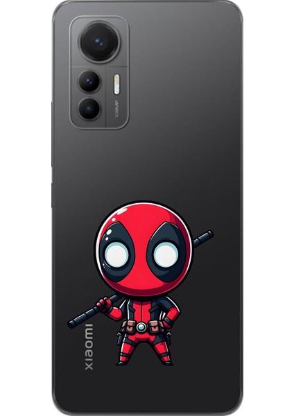 Xiaomi Mi 12 Lite Uyumlu Şeffaf Kılıf Chibi 8 Tasarımlı