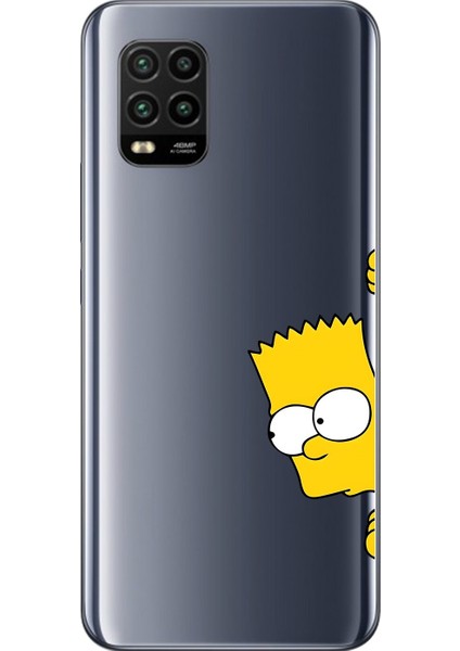 Xiaomi Mi 10 Lite Uyumlu Şeffaf Kılıf Cartoon 16 Tasarımlı