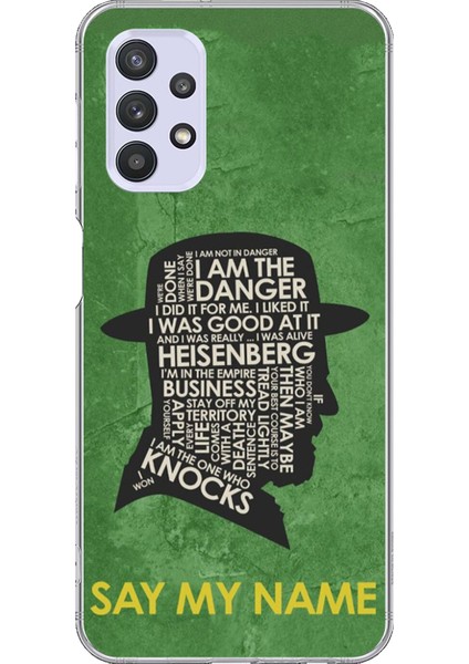 Samsung Galaxy A32 Uyumlu Şeffaf Kılıf Breaking Bad Tasarımlı