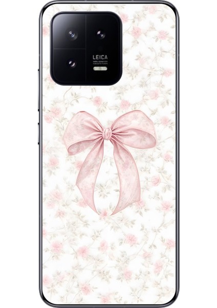Xiaomi Mi 13 Pro Uyumlu Şeffaf Kılıf Kurdele 2 Tasarımlı