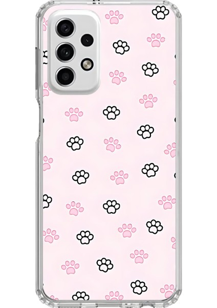 Samsung Galaxy A33 Uyumlu Şeffaf Kılıf Minies 3 Tasarımlı