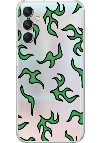 Samsung Galaxy A24 Uyumlu Şeffaf Kılıf Wallpaper 5 Tasarımlı