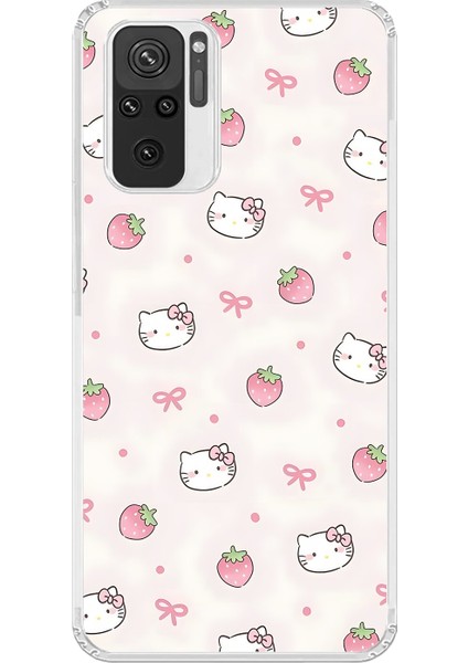 Xiaomi Redmi Note 10 Uyumlu Şeffaf Kılıf Minies 2 Tasarımlı