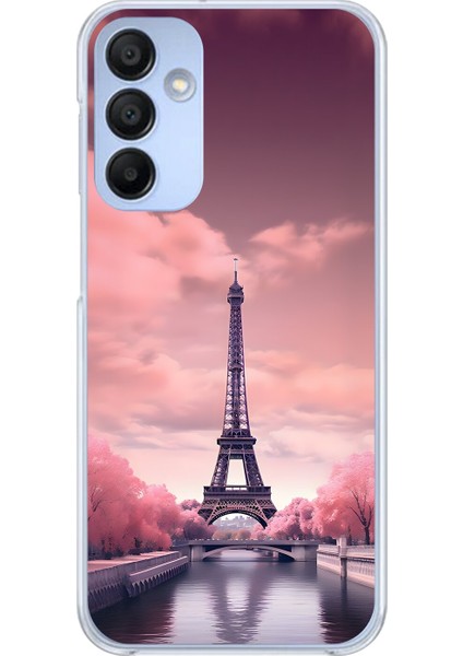Samsung Galaxy A15 Uyumlu Şeffaf Kılıf Paris 3 Tasarımlı