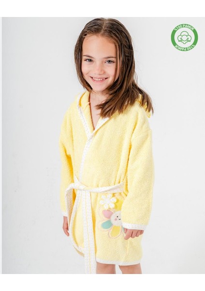 Çiçekli Bornoz Sarı modelleri