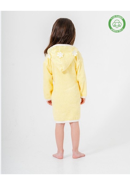 Çiçekli Bornoz Sarı fırsatları