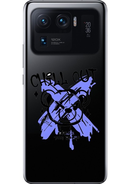 Xiaomi Mi 11 Pro Uyumlu Şeffaf Kılıf Graffiti 8 Tasarımlı
